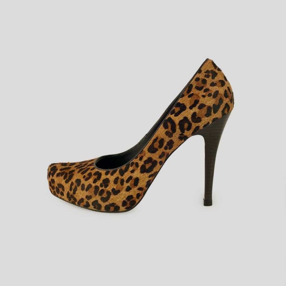 KG Kurt Geiger Cheetah Print Pony Hair Platform Pumps | Size 7 US / 37 IT